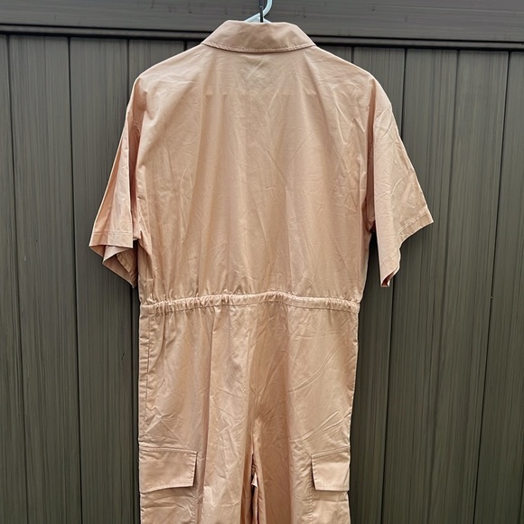 NWT ZARA FULL LENGTH CARGO GABARDINE JUMPSUIT  MEDIUM  in MANGO GORPCORE… - Picture 13 of 16
